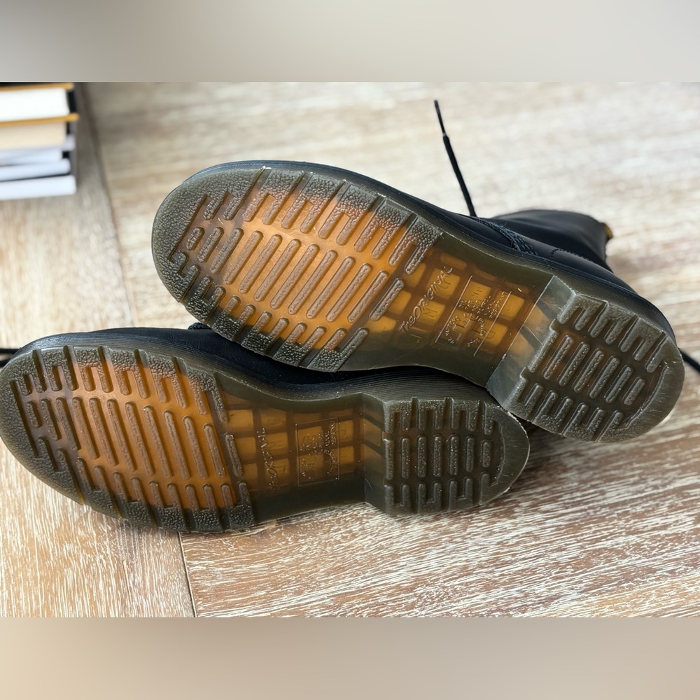 Dr. Martens Black Leather Boots - Like New - Picture 2 of 5
